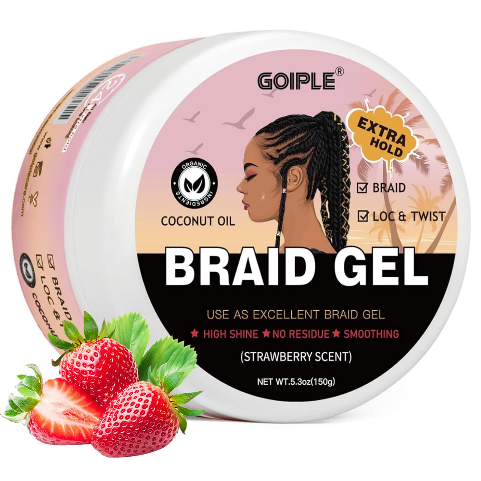 Coconut Wax Flake - GOIPLE 5,3 унции Гель для косички