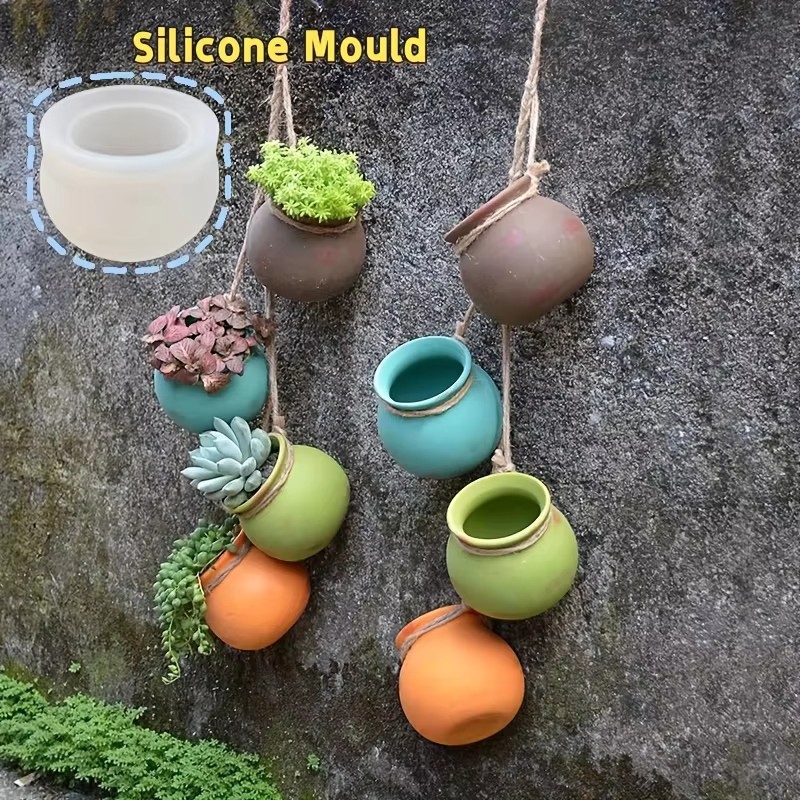Candle Making Tools - Силиконовые формы для цветочных горшков, формы