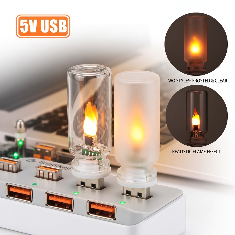 Светодиодный ночник 5В USB с э – обзор и цена Candle Making Glass