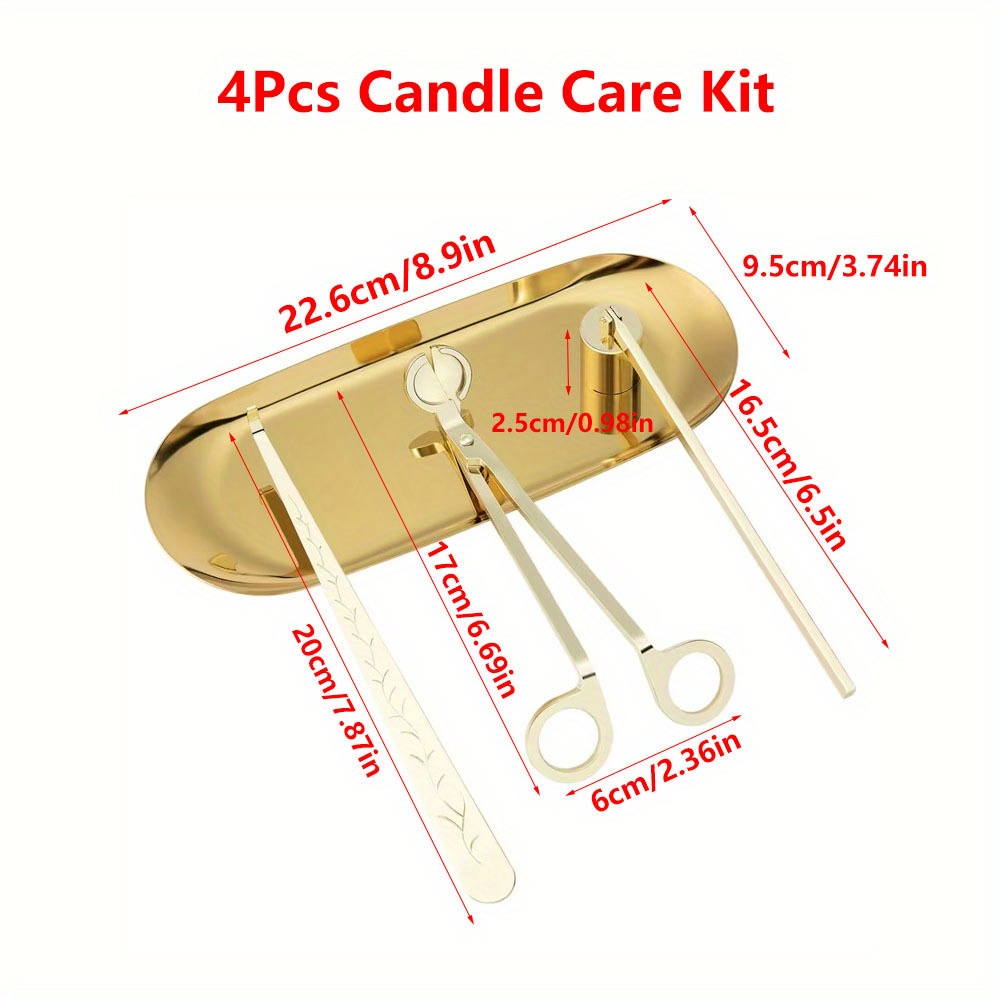 4 шт./компл., роскошный набор  – обзор и цена Candle Making Tools