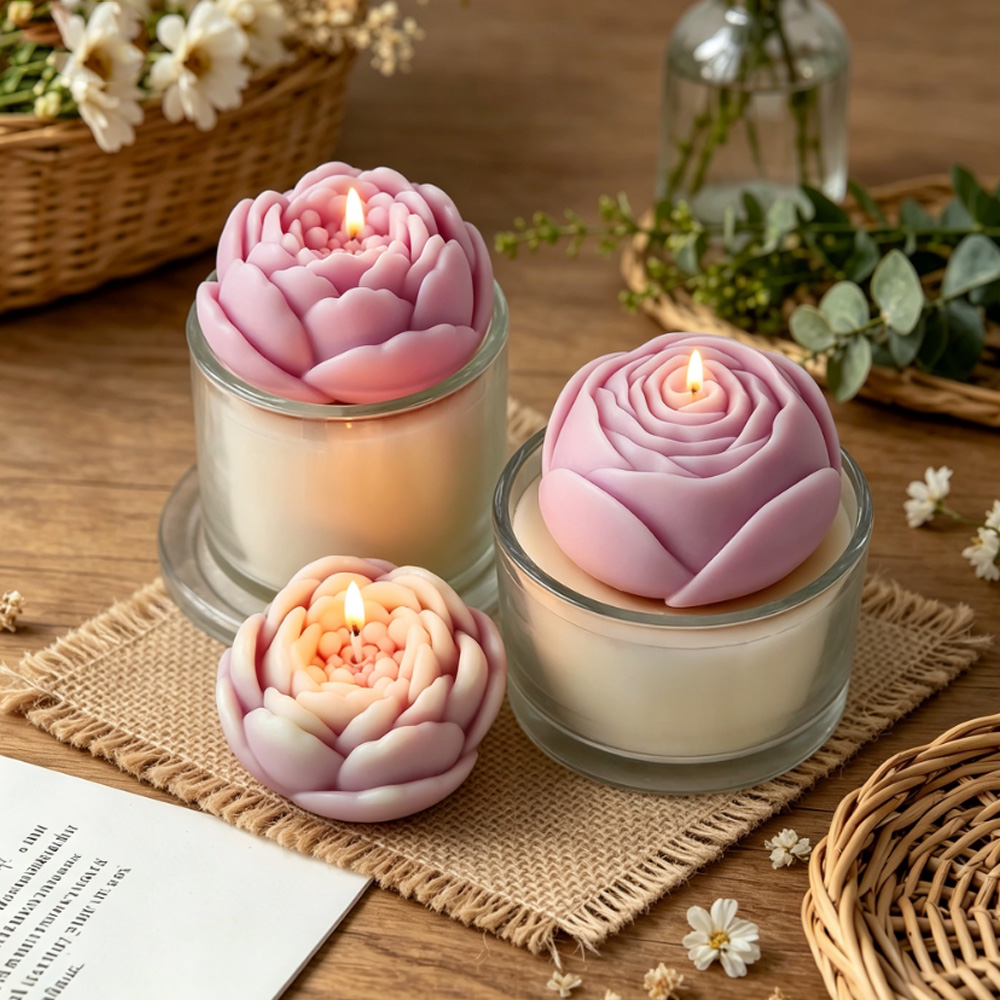 3D-форма из силикона для цвето – обзор и цена Candle Making Video