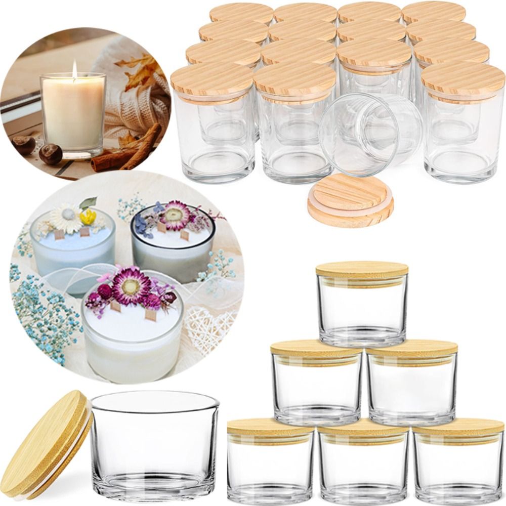 Прозрачные стеклянные банки дл – обзор и цена Candle Making Glass