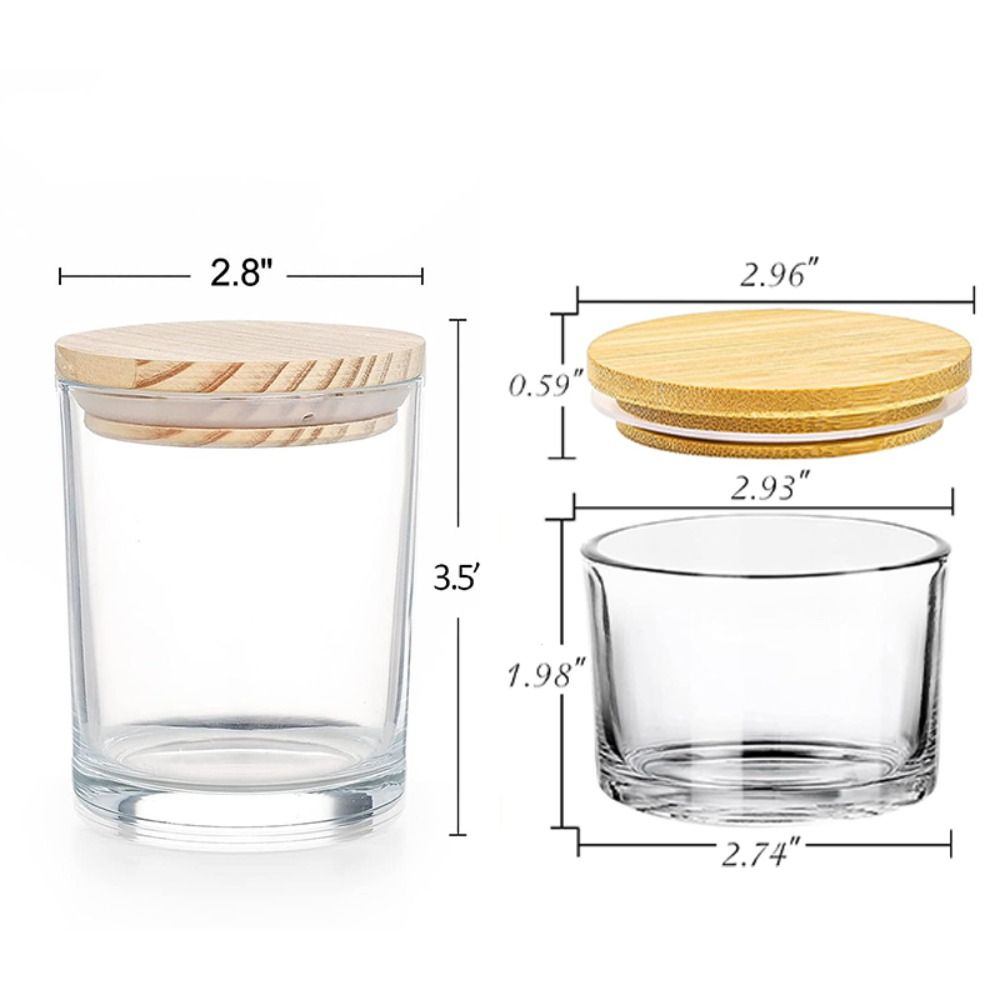Прозрачные стеклянные банки дл – обзор и цена Candle Making Glass