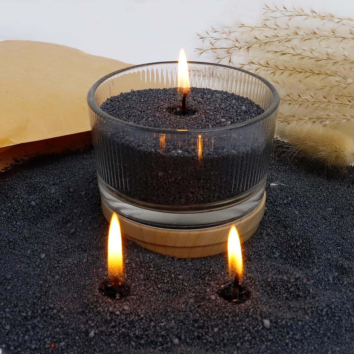 Черный восковой песок для свеч – обзор и цена Candle Making Video